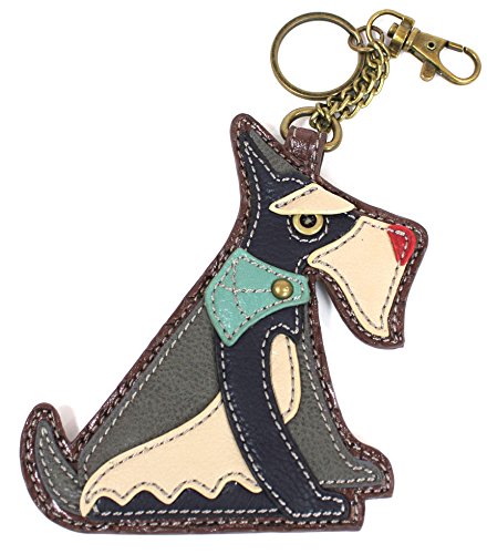 Chala Coin Purse / Key Fob (Schnauzer)