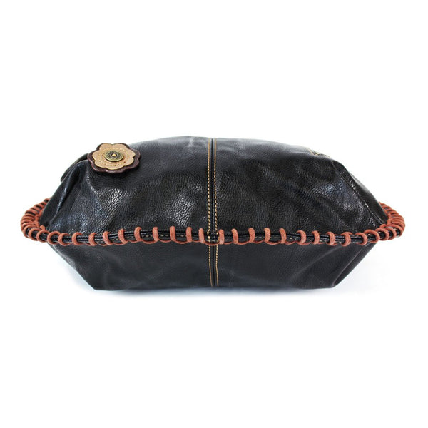 Chala Purse Handbag Hobo Cross Body Convertible Chocolate Guitar Bag
