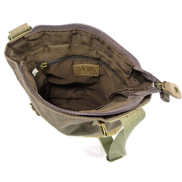 Chala Patch Crossbody Bag - Dark Brown (Horse)