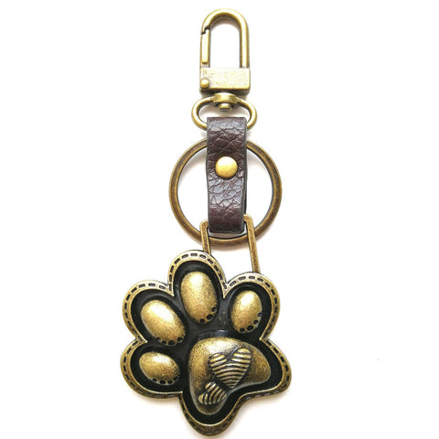 Chala Bronze Mini Metal Purse Charm, Key Fob, Animal Keychain - M605