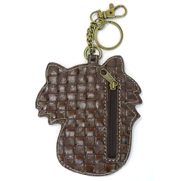 Chala Faux Leather Key Fob/Coin Purse (Fire Fox)