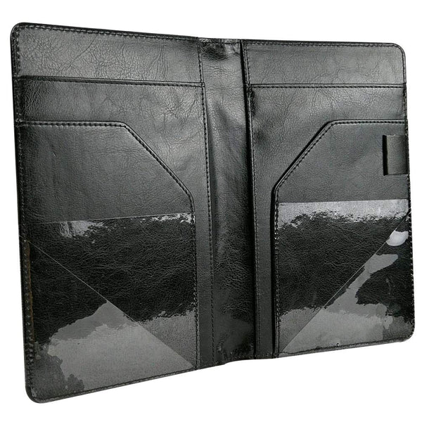 Large Waiter Book Wallet, Premier Waiter Organizer with 11 Pockets, Picture Slot, Coin Purse, Holds 2 Guest Checks | for R/Left Handed Waitress (MSP-350 Black)