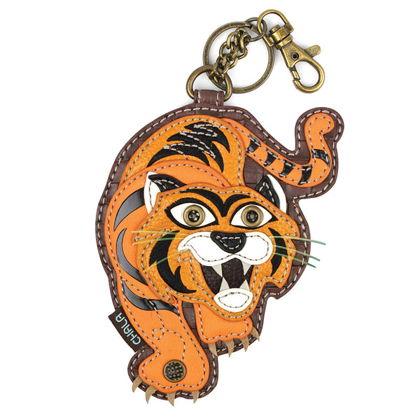 Chala Decorative Purse Charm, Key fob, Coin Purse - Tiger