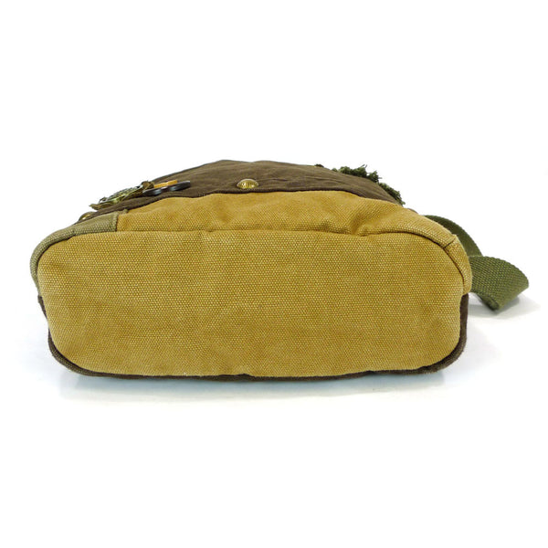 Chala Patch Crossbody Bag + Faux leather Coin Purse ( Green Bird) - Animal-Bags.com