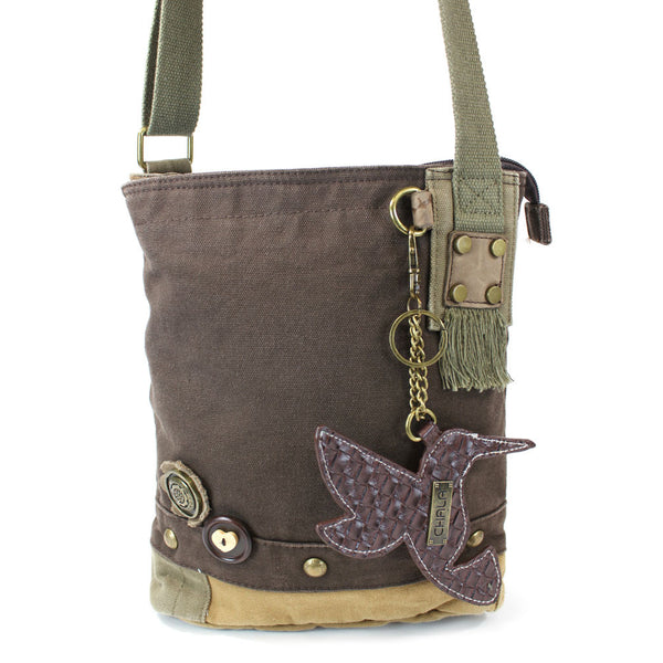 Chala Patch Crossbody Bag + Detachable Coin Purse Bundle ( Hummingbird ) - Animal-Bags.com
