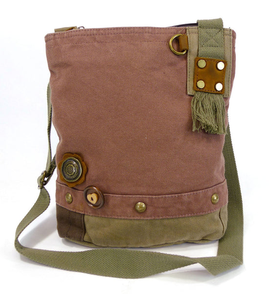 Chala Patch Crossbody Bag (6 colors option) + Detachable Metal Keychain (Dragonf - Animal-Bags.com