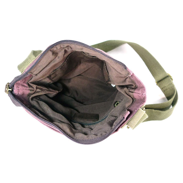 Chala Patch Crossbody Bag + Faux leather Coin Purse ( Green Bird) - Animal-Bags.com