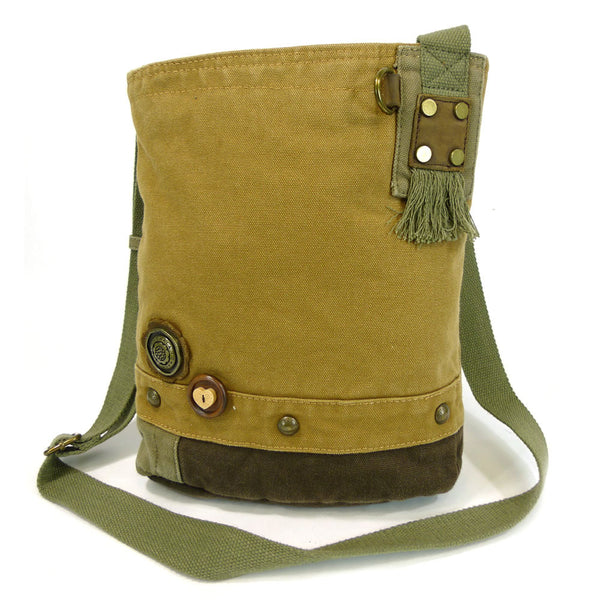 Chala Patch Crossbody Bag (6 colors option) + Detachable Metal Keychain (Dragonf - Animal-Bags.com