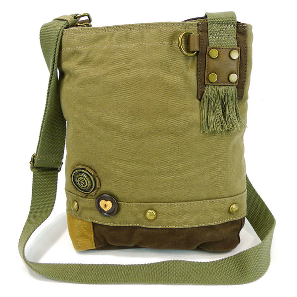 Chala Patch Crossbody Messenger Bag (6 colors option) + Detachable Metal Keychain (Fox) - Animal-Bags.com